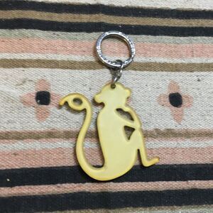 Kipling monkey metal keychain old school vintage GUC